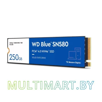 SSD диск WD Blue SN580 250GB (WDS250G3B0E) картинка 2